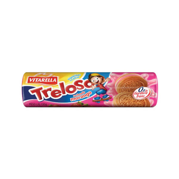 Vitarella Bol. Treloso Morango 130g