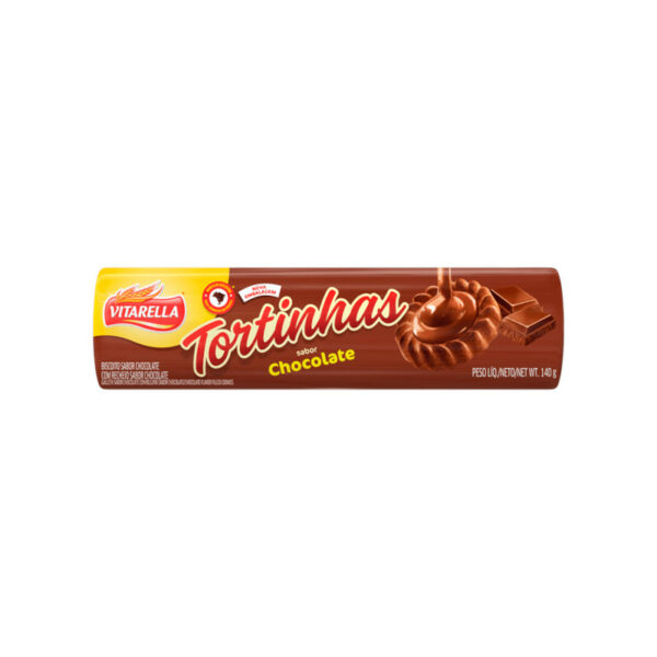 Vitarella Bol. Tortinhas Chocolate 140g