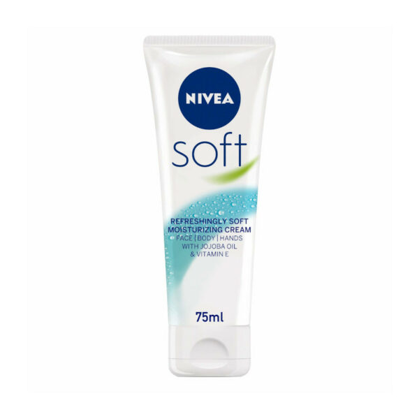 Nivea Soft - Refreshingly Soft Moisturising Cream - Face,Body,Hands 75ml