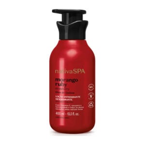 NATIVA SPA Locao Corporal Hidratante MORANGO RUBY 400ml