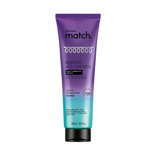 MATCH Creme Modelador RESPEITO AOS CRESPOS 290ml
