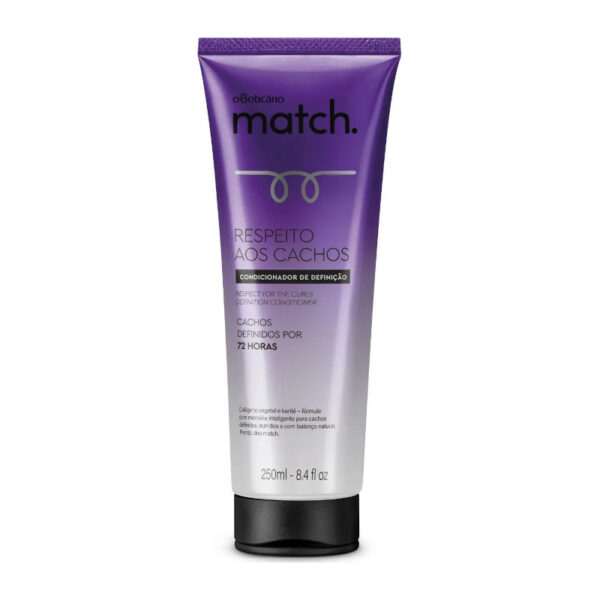 MATCH Condicionador RESPEITO AOS CACHOS 250ml