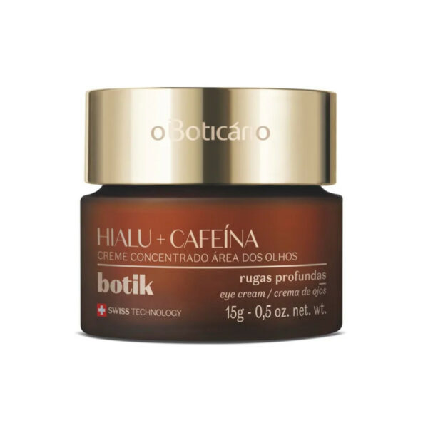 BOTIK Creme Concentrado para Área dos Olhos Ácido Hialurônico HIALU CAFEINA 15g