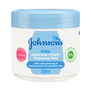 Johnsons Baby Aqueos Cream 350ml Flagrance Free