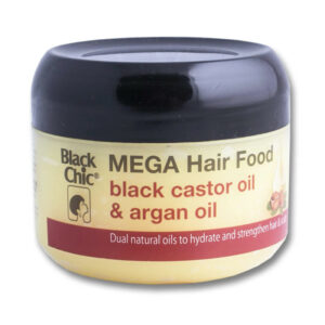 Black Chic Mega Hair Food Black Castor & Argan Oil 125ml