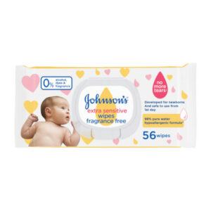 Wipes Johnsons Extra Sensitive 56un