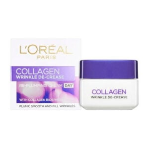 Loreal Collagen - Wrinkle Decrease - Re-Plumping Day Cream - With Collagen Biospheres 50ml