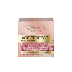 Loreal Age Perfectå Golden Age - Creme Iluminador Tom Rosado - Olhos - Anti Flacidez + Hidratação - Calcio B5 + Extrato De Peonia 15ml