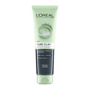 Loreal Skin Expert - Pure Clay Detox Wash - Cleanses, Clarifies, Detoxifies 150ml