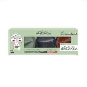 Loreal Skin Expert - Kit Multi-Masking - Purificante, Detox, Exfoliante