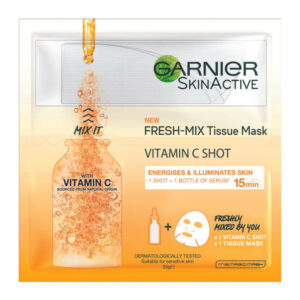 Garnier Skin Active - - MiX & Mask -- Vitamin C Shot Fresh-Mix Mask Tissu 33g