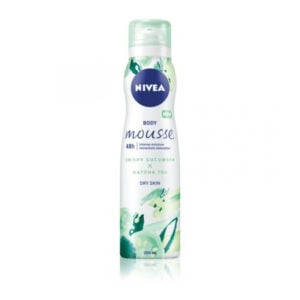 Nivea - Body Mousse - 48h - Crispy Cucumber  x  Matcha tea - Pele seca  200ml