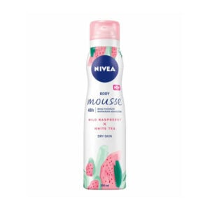 Nivea - Body Mousse - 48h - Wild Raspberry  x  White Tea - Pele Seca 200ml