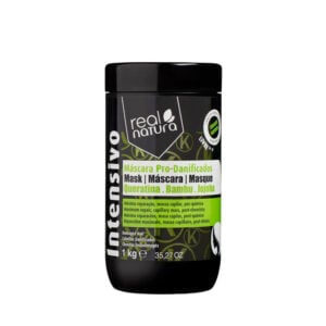 Real Natura Intensivo - Mascara Pro-Danificados - Queratina | Bambu | Jojoba - Cabelos Danificados  1kg