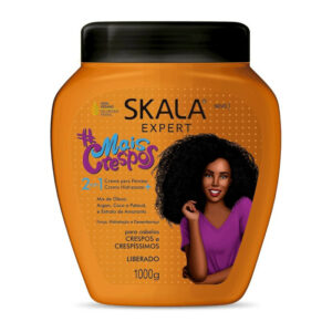 Skala Expert - Mais Crespos - 2 em 1 - Creme Para Pentear + Creme Hidratante - Mix De Oleos - Para Cabelos Crespos e Crespissimos 1000g