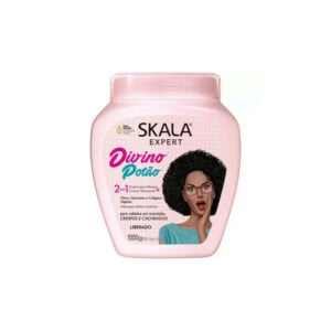 Skala Expert - Divino Potao - 2em1 - Creme Para Pentear + Creme Hidratante - Para Cabelos Em Transicao Crespos e Cacheados 1000g