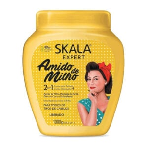 Skala Expert - Amido De Milho - 2em1 - Creme Para Pentear + Creme Hidratante - Para Todos Tipos De Cabelo 1000g