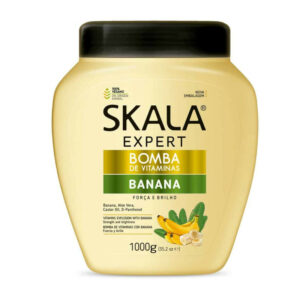 Skala Expert - Bomba De Vitaminas - Banana - Forca e Brilho - Banana, Aloe Vera, Castor Oil e D-Panthenol 1000g