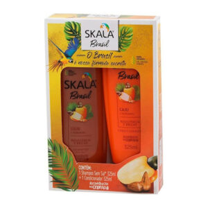 Skala Brasil - O brasil é Nossa Formula Secreta - Shampoo + Condicionador - Reconstrucao Do Cerrado - Caju 325ml+325ml