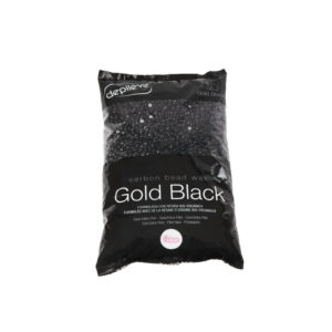 Cera de Depilaca Depileve |Carbon Bead Wax - Gold Black - Bio-Based Organic Resin 1kg