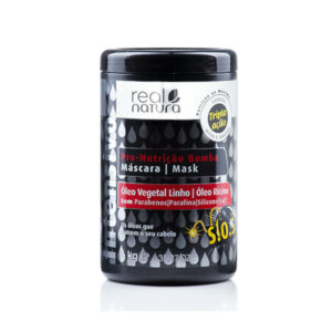 Real Natura Intensivo - Mascara Pro-Nutricao Bomba - Oleo Vegetal Linho & Oleo De Ricino 1kg