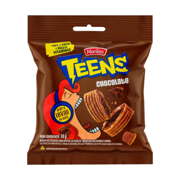Bolachas Marilan Teens  30g - Chocolate
