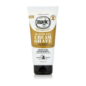 Light Fresh Scent - Razorless Cream Shave - Bald Head - Smooth Head Maintenance  170g