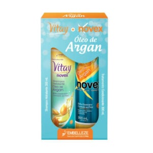 Vitay + Novex - Oleo De Argan - Shampoo Hidratante - Tratatamento Condicionante  2 x 300ml