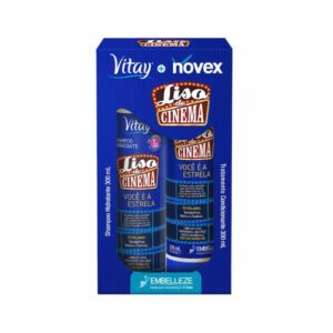 Vitay + Novex - Liso De Cinema - Tratamento Condicionante - Shampoo Hidratante   2 x 300ml
