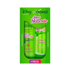 Vitay + Novex - Super Babosao - Shampoo Hidratante - Tratamento Condicionante  2 x 300ml
