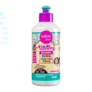 Salon Line - #todecachinho - Molinhas Kids - {Creme Para Pentear, Cachinhos Show} - Cacheados, Crespos e Crespissimos - 3BC - 4ABC  300ml