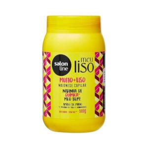 Salon Line - Meu Liso - Muito+Liso - Maionese Capilar - Amido de Milho + Proteina do Trigo e Aminoacidos  500g