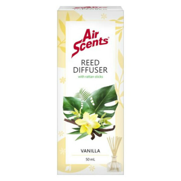 Air Scents Reed Diffuser Vanilla 50ml