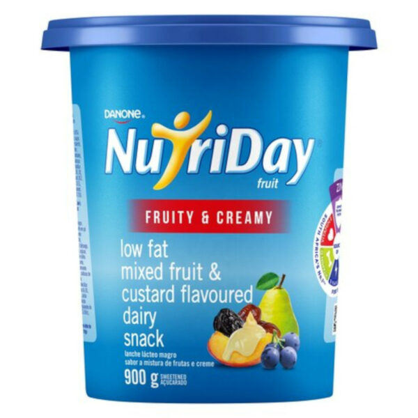 Danone Yogurt Mixed Fruit & Custard 900g