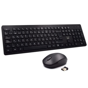 Keyboard + Mouse Ewent Wireless - Português