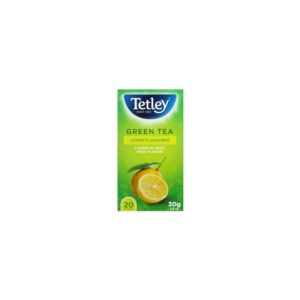 Tetley Green Tea Lemon Flavoured 30g