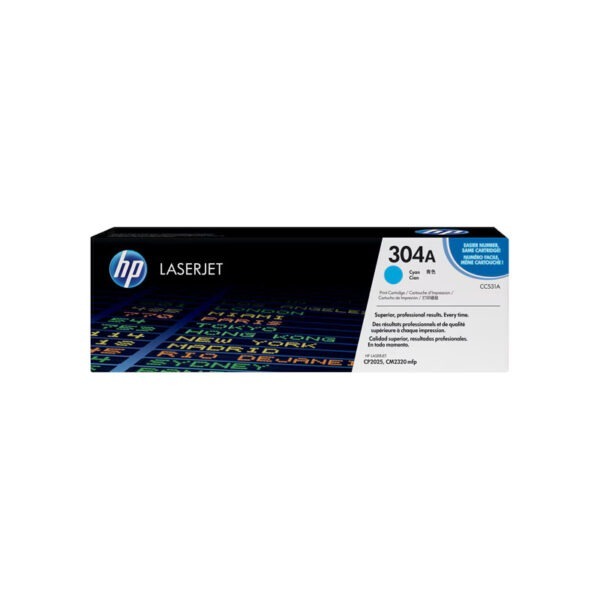 HP 304A Cyan Laserjet Toner Cartridge