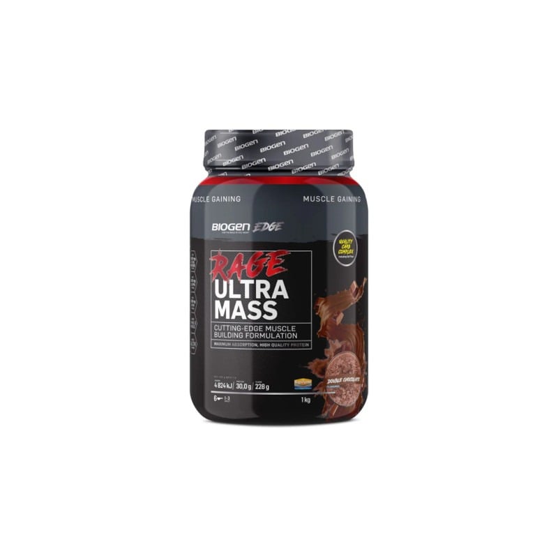 6009544931218 BIOGEN RAGE ULTRA MASS 1KG, CHOC - Image 1