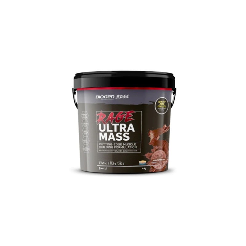 6009544931362 BIOGEN RAGE ULTRA MASS 4KG CHOCOLATE - Image 1