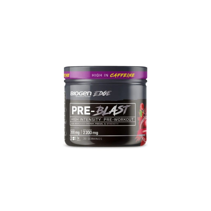 6009544941231 BIOGEN PRE-BLAST 140G, CHERRY - Image 1