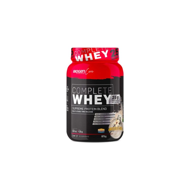 6009544951988 BIOGEN COMPLETE WHEY 875G, VANILLA - Image 1