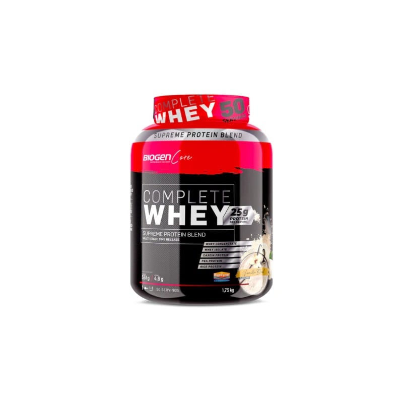 6009544952022 BIOGEN COMPLETE WHEY 1.75KG VANILLA - Image 1