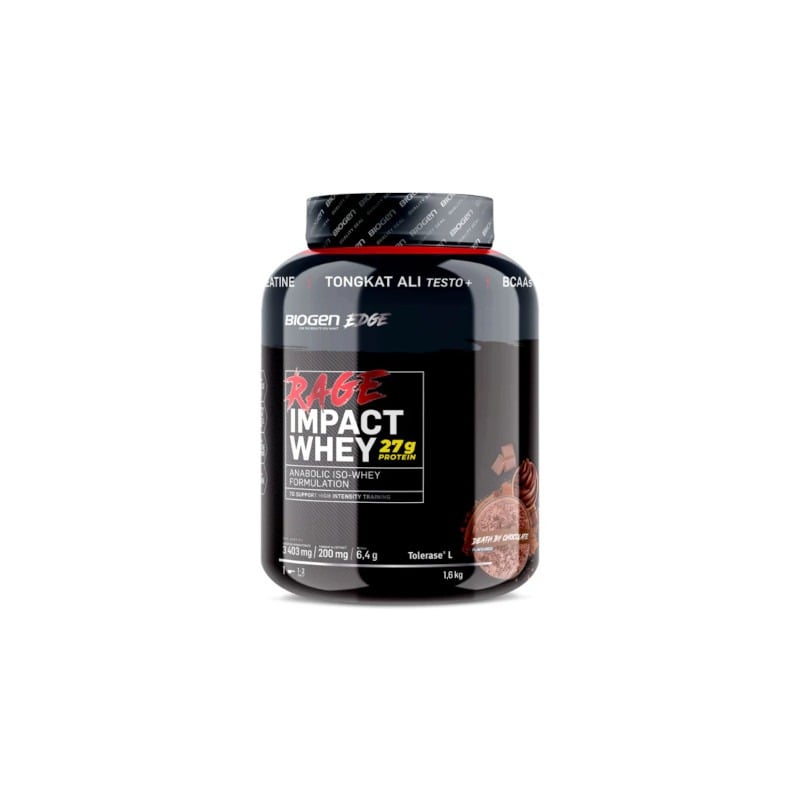 6009551990246 BIOGEN RAGE IMPACT WHEY 1.6KGCHOCOLATE - Image 1